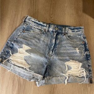 Distressed Denim Women's Shorts